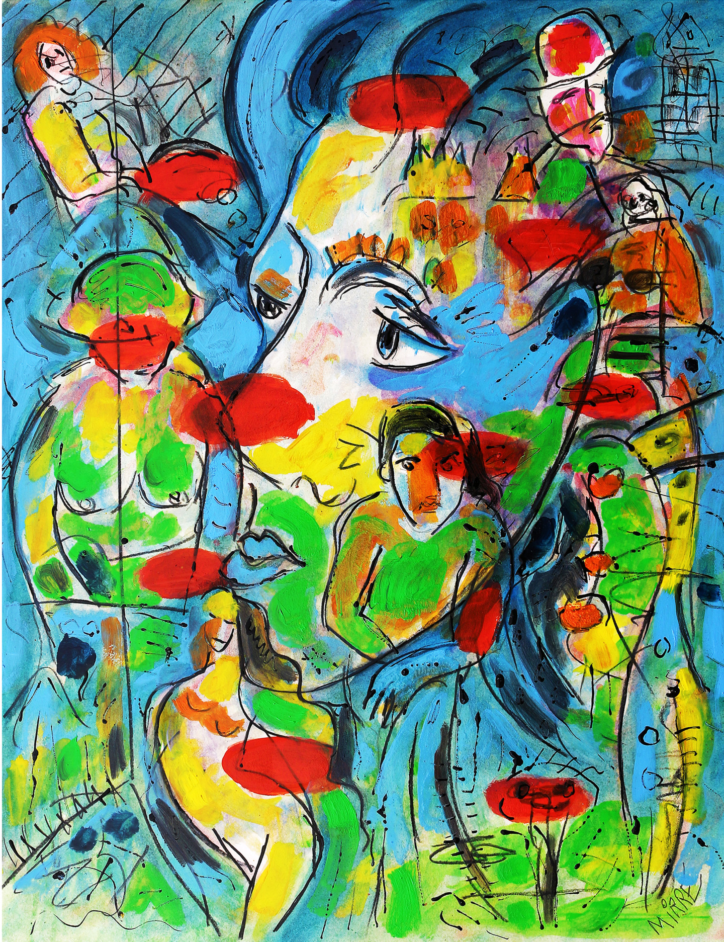 La Belle Au Bois Dormant Painting By Jean Mirre Artmajeur