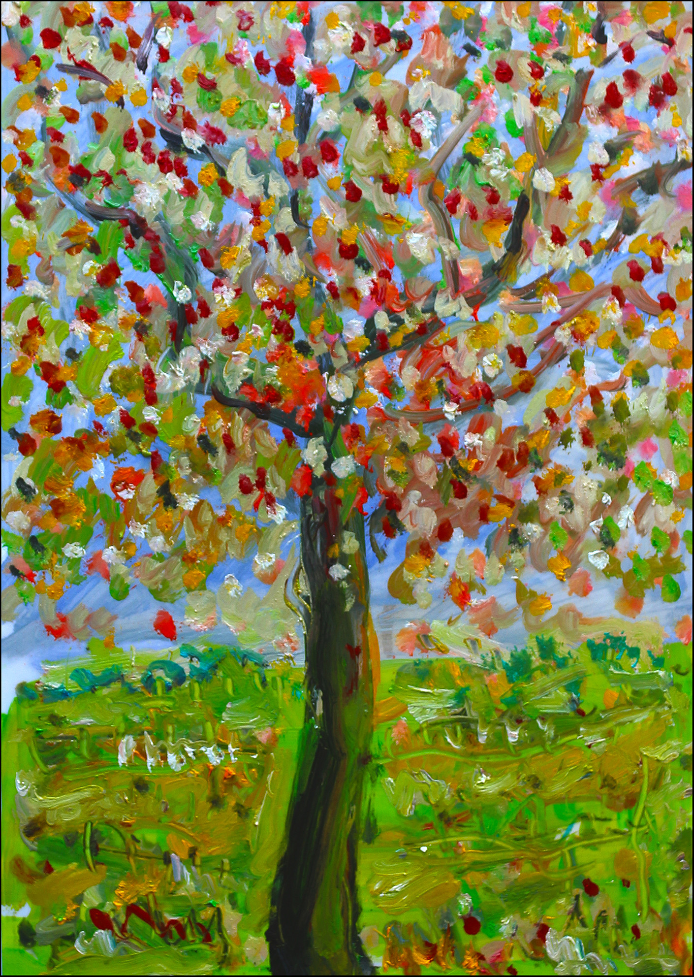 Love Tree1 Painting By Jean Mirre Artmajeur