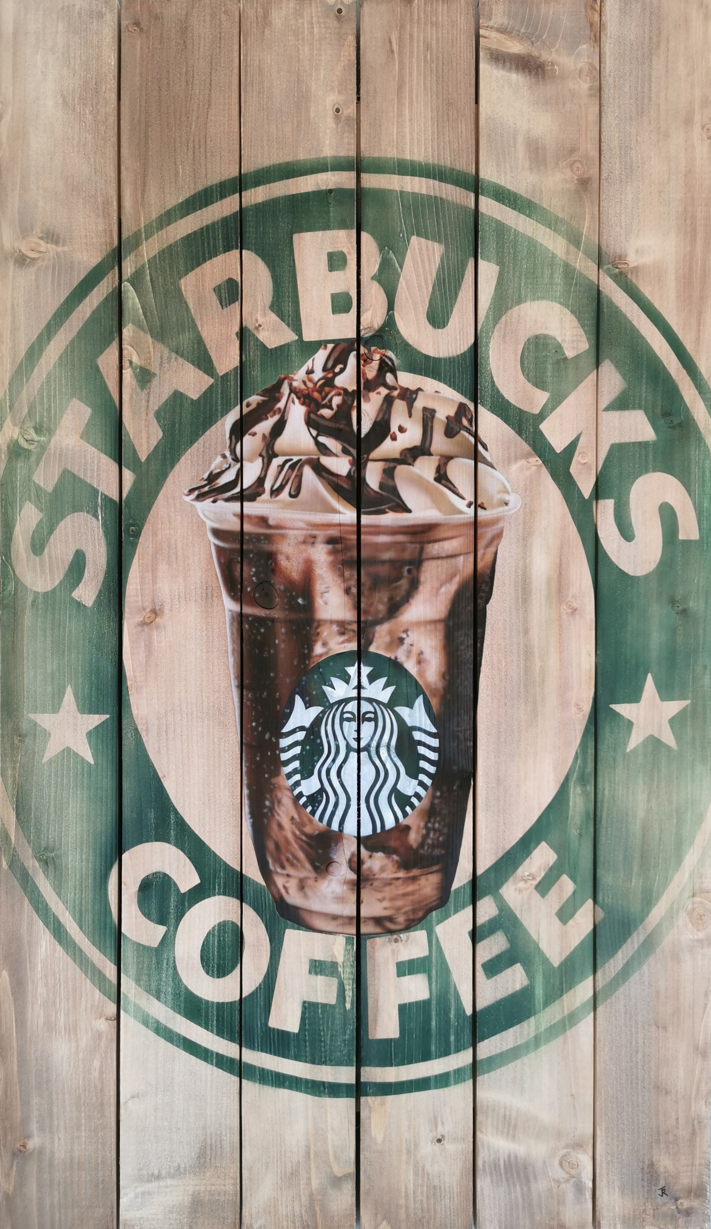 Starbucks Coffee, Painting by Jessica Renault Artmajeur