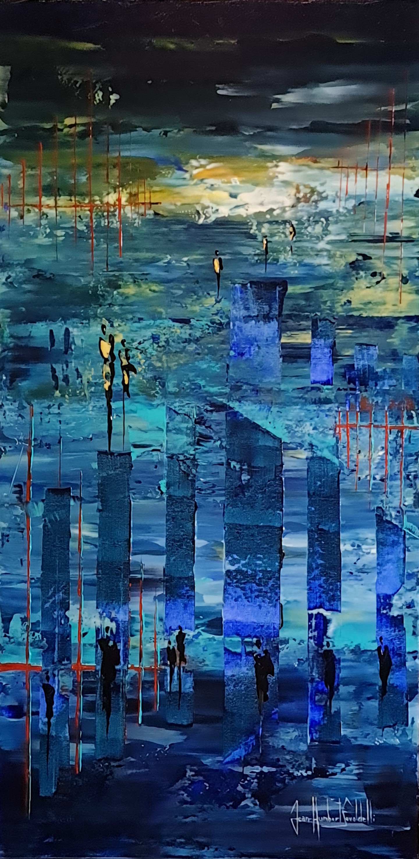 DES OMBRES ET DES LUMIÈRES Peinture par JeanHumbert Savoldelli Artmajeur