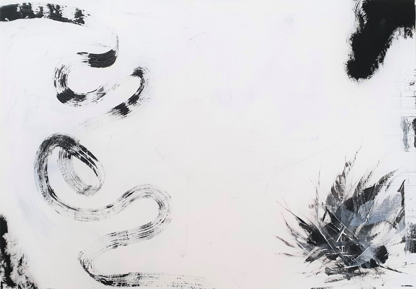 Schwarz Weiss Jpg Painting By Jutta Christandl Artmajeur