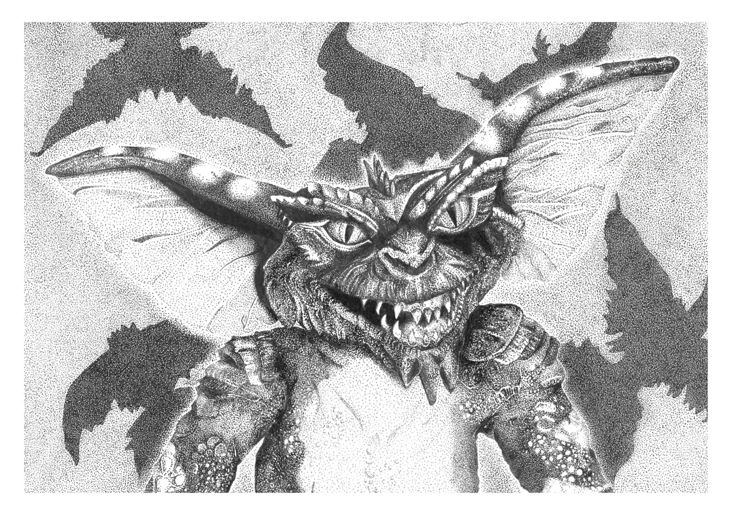 Spike From Gremlins, Σχέδιο από Ken Kahle | Artmajeur
