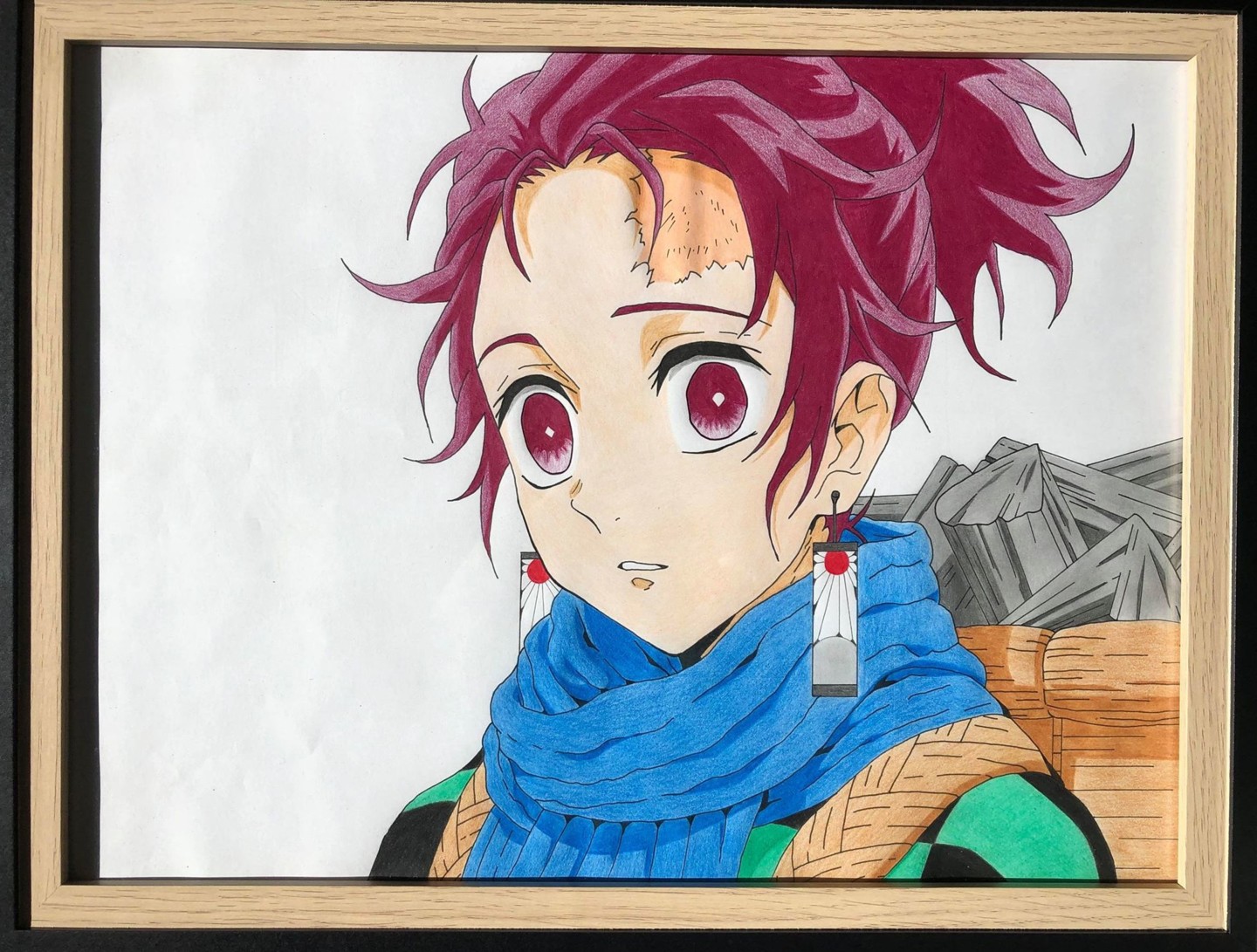 Dessin de Demon Slayer, Tanjiro Kamado