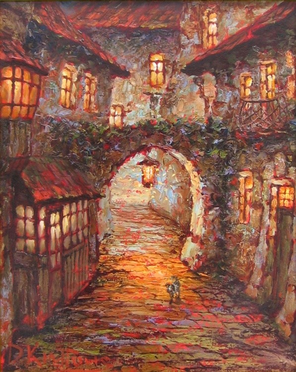 Картина армянский дворик