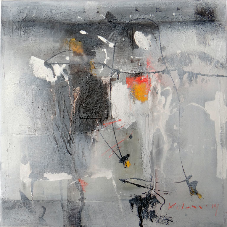Abstract Composition 8, Painting by Kuzenny Artmajeur