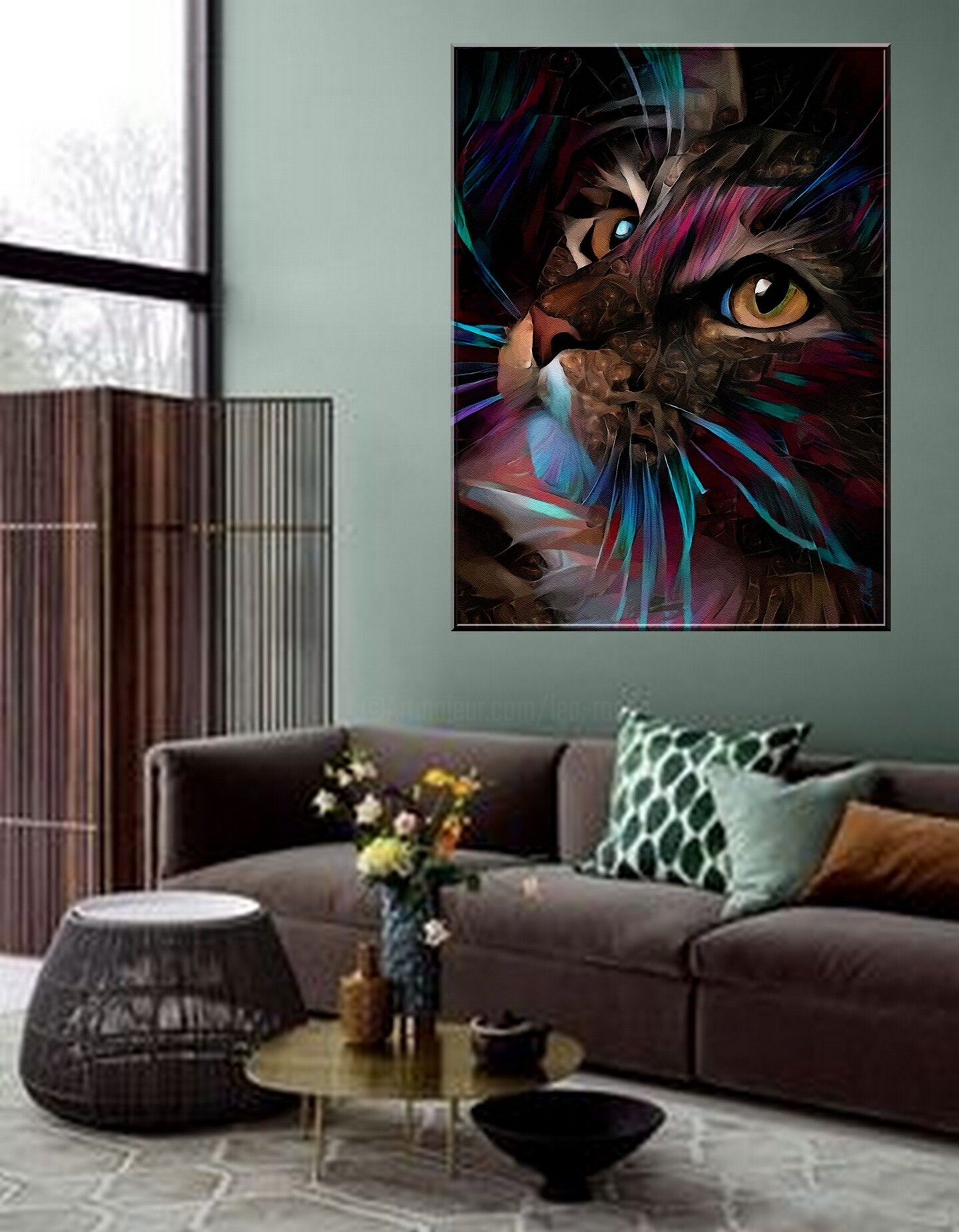 Velvet - Cat, Digital Arts by L.Roche | Artmajeur