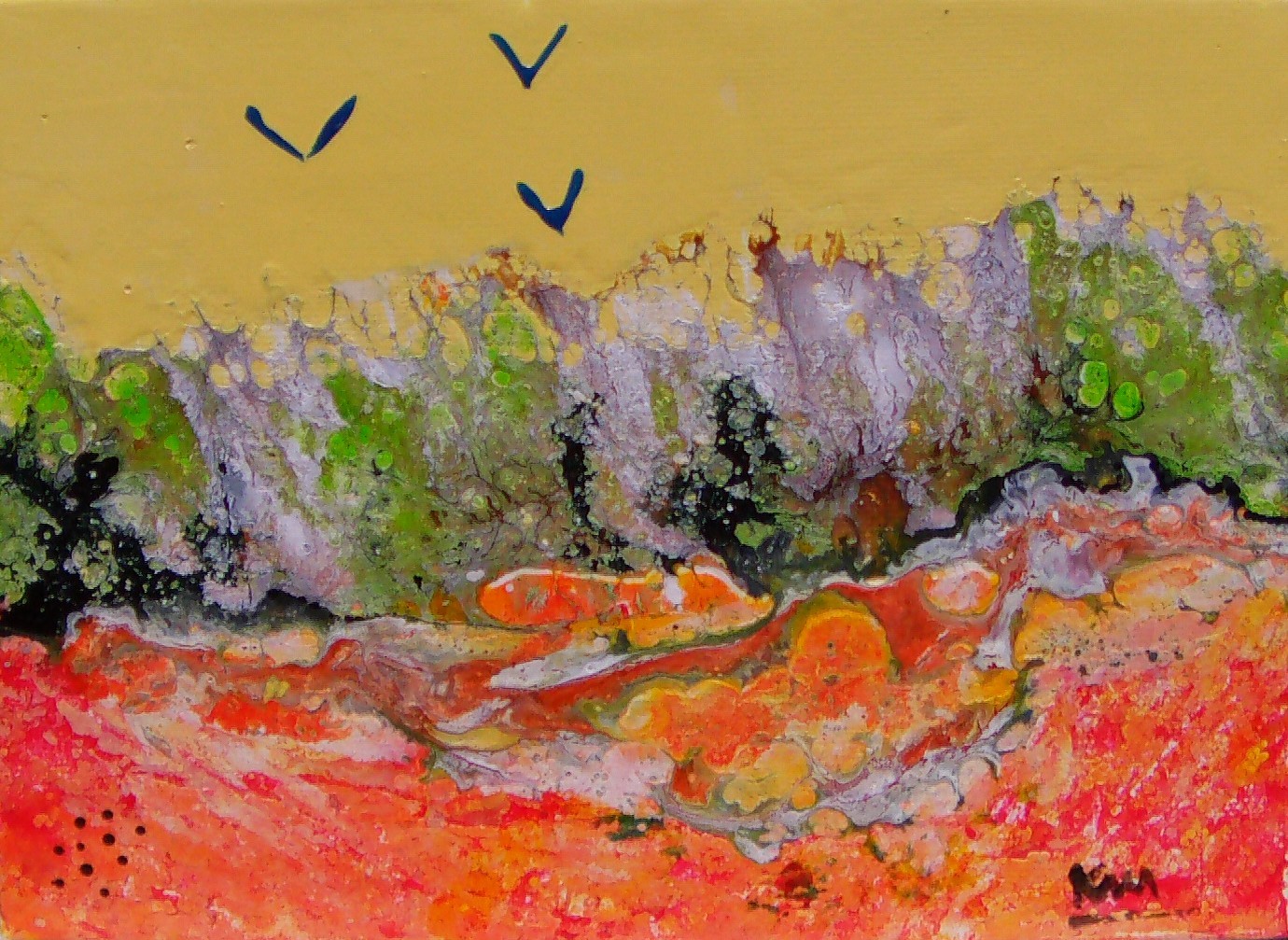 Relief, Painting by Eveline Ghironi (khava) Artmajeur