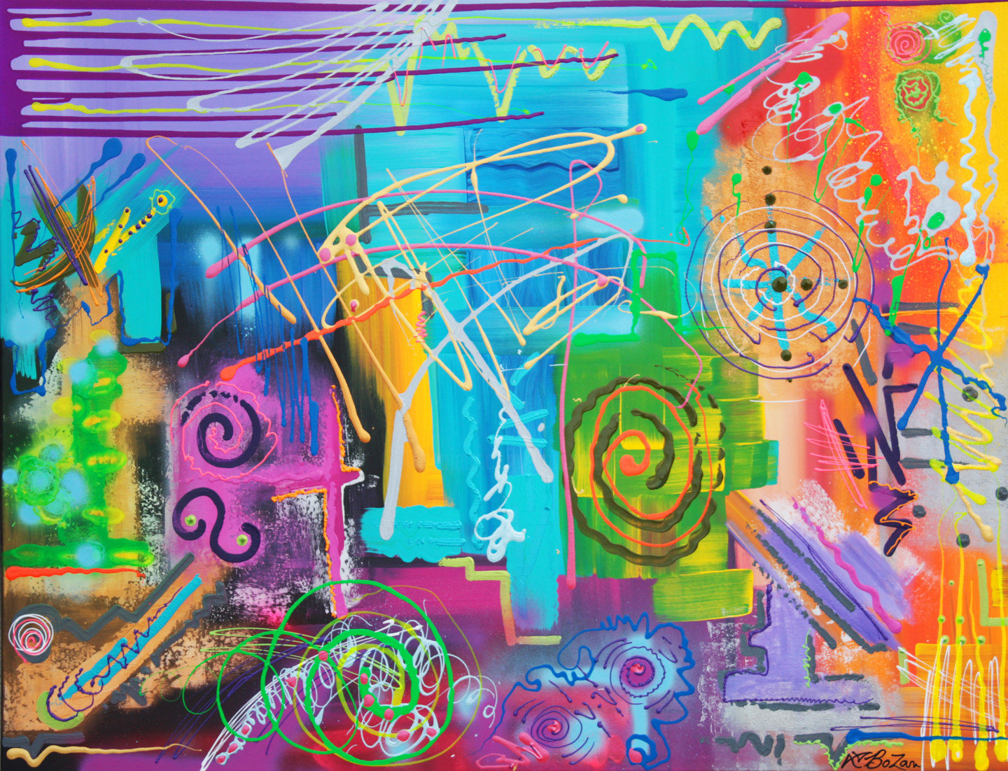 Vivid Thoughts, Painting by Laura Barbosa Artmajeur