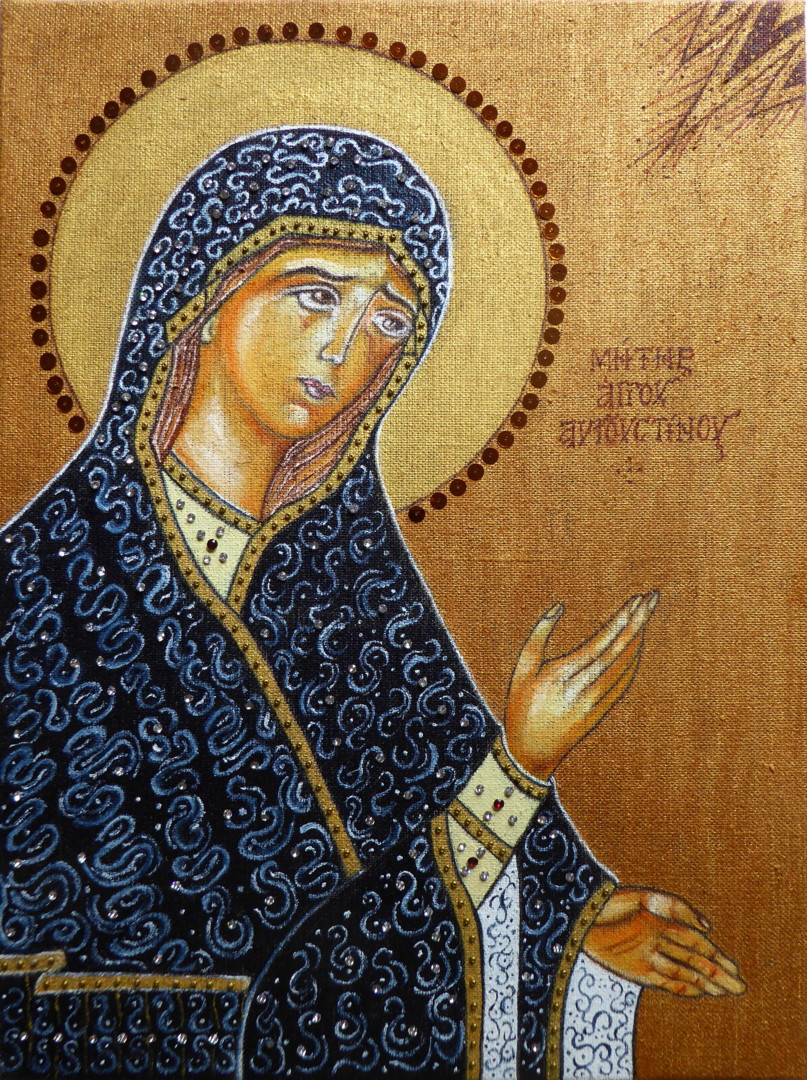 Sainte Monique ou l'éloge des larmes Painting by Laure Barlet Artmajeur