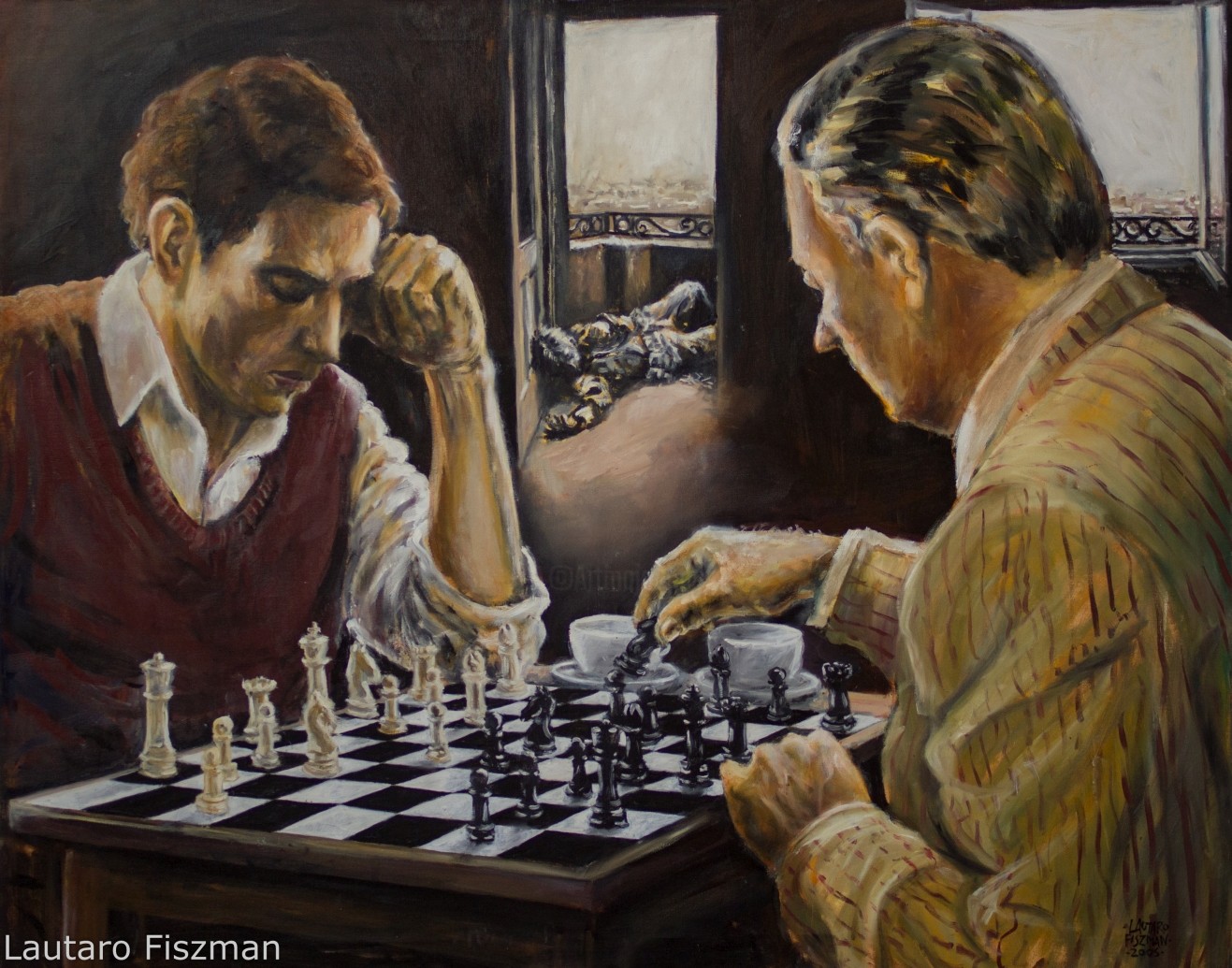 Как играть в шахматы с друзьями. Шахматисты картина Джеймса Норткота. Мясоедов игра в шахматы. Картина Марселя Дюшана "шахматная партия".