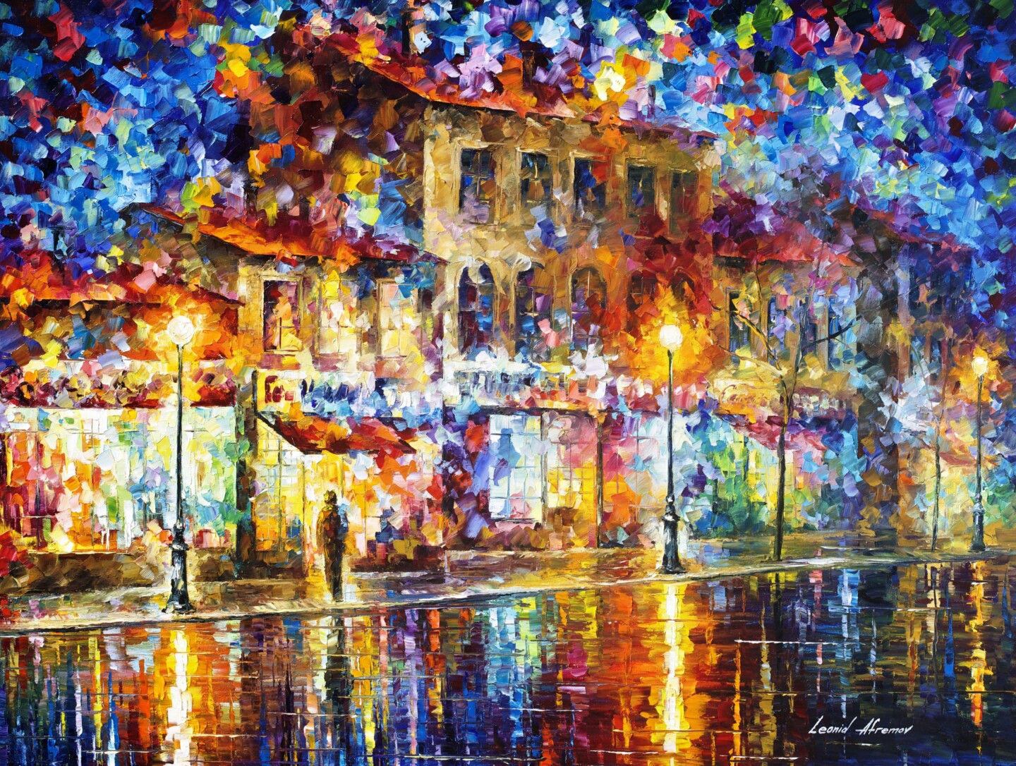 Colors Of Emotions  PALETTE KNIFE Modern  Art  Oil Painting  