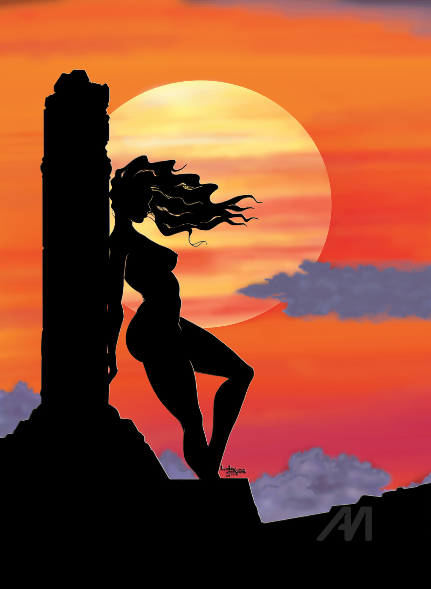 Silhouette Au Crepuscule Digital Arts By Loky D Dyde Artmajeur Silhouette Au Crepuscule Digital Arts By Loky D Dyde Artmajeur