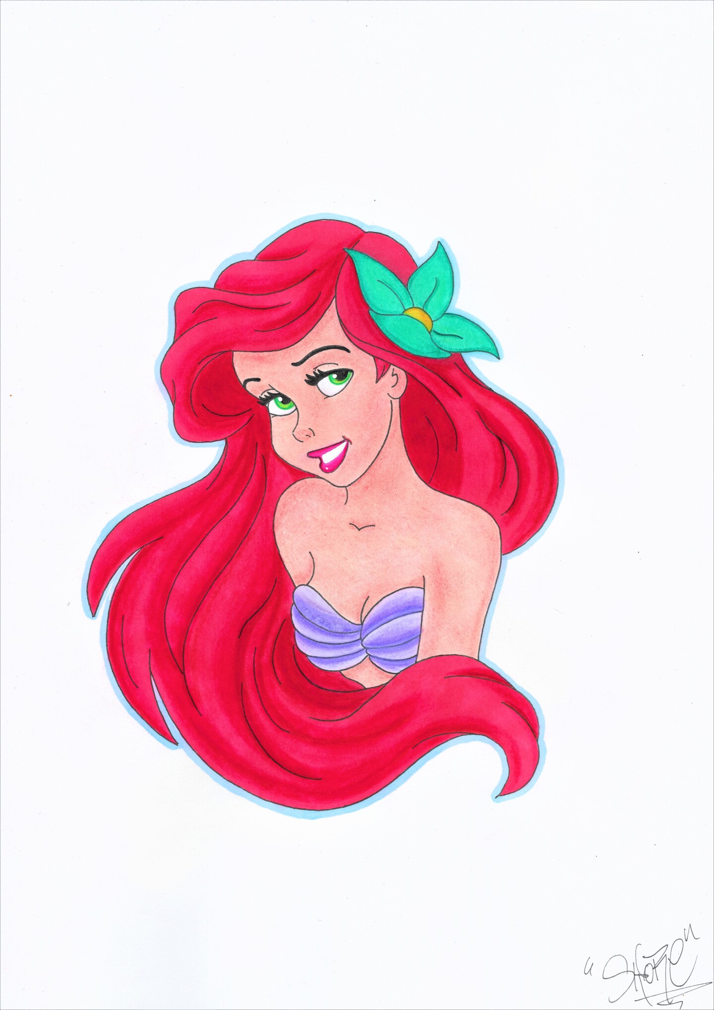 Ariel, Dessin par Luka Skore