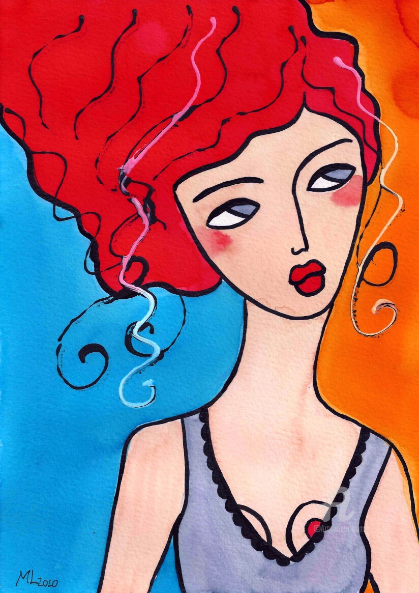 Hannah, Painting by Mala Artmajeur