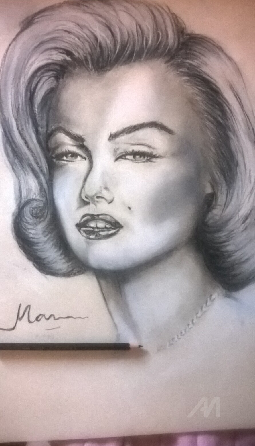 Marilyn Monroe Drawing By Marcela Leon Artmajeur