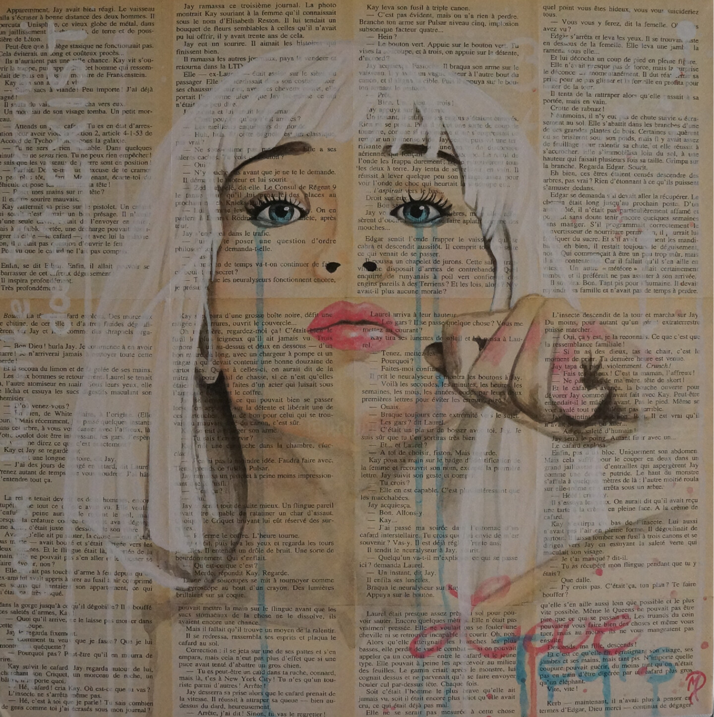 Maddie Ziegler Chandelier Drawing