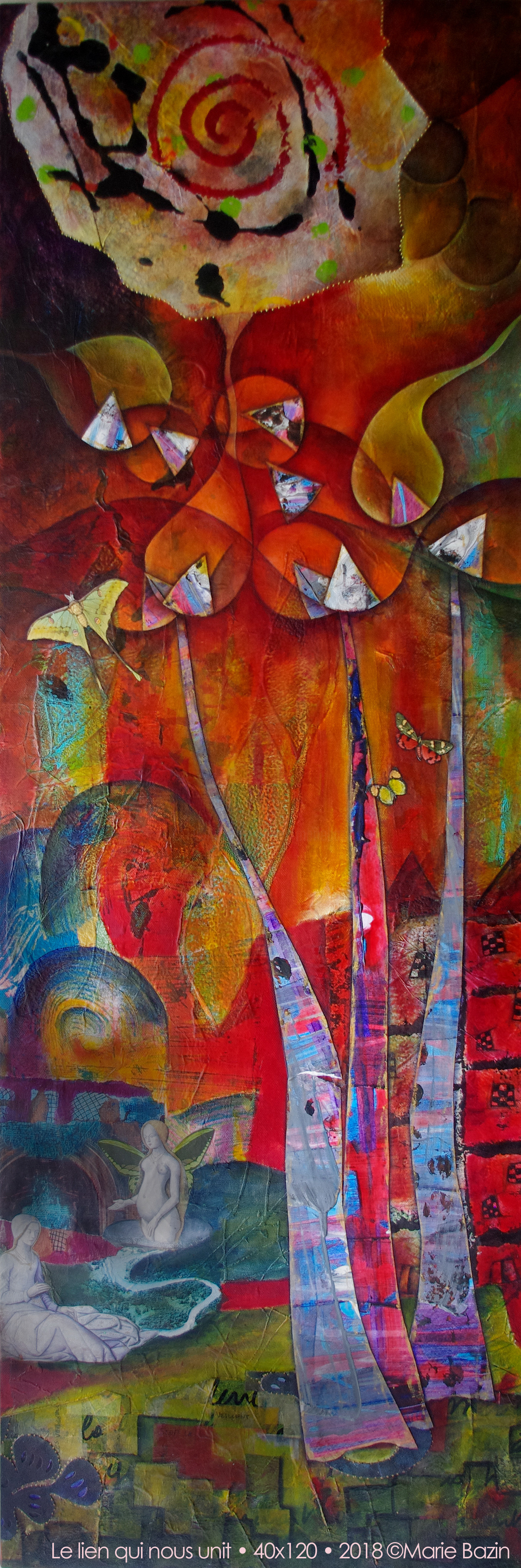 Le Lien Qui Nous Unit Peinture Par Marie Bazin Artmajeur