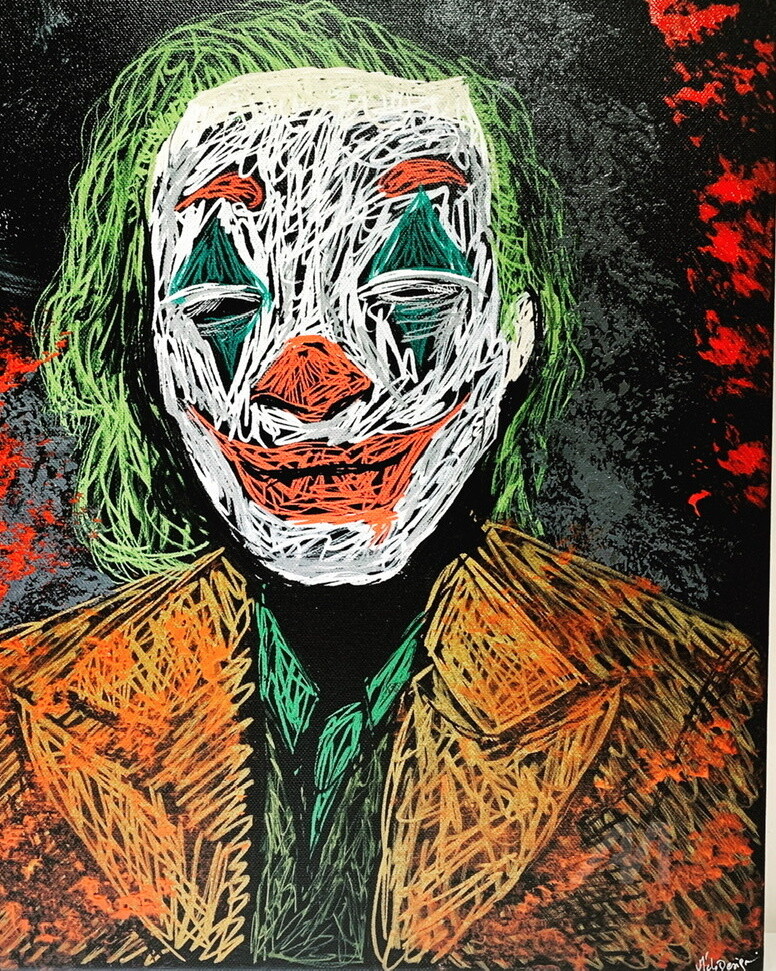 Joker, Painting by Mélodesign | Artmajeur