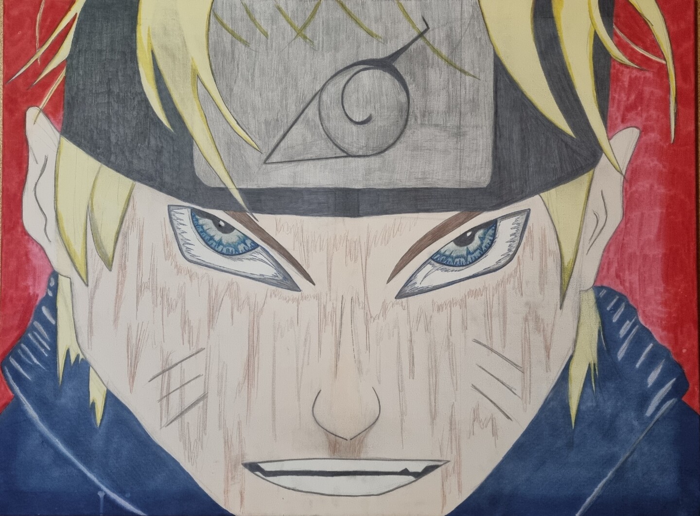 Naruto Uzumaki, Desenho a Lapis