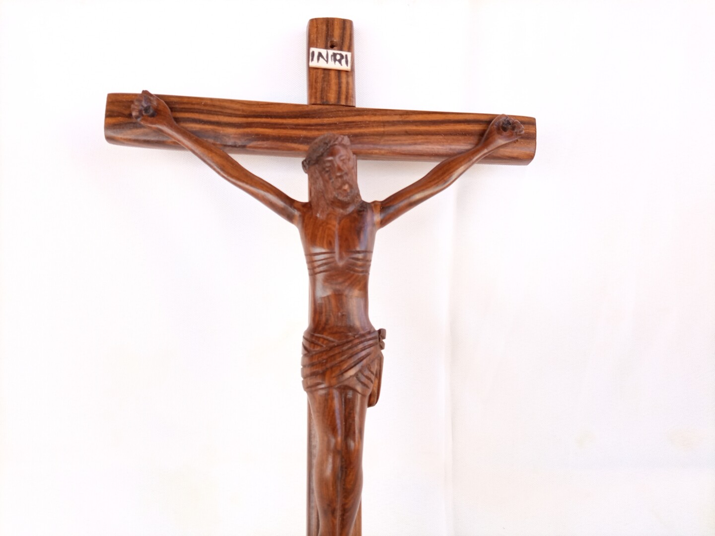 Jesus Christ cross, Cross of Jesus, Wood cross, 50 cm tall Sculpture by  Jafeth Moiane