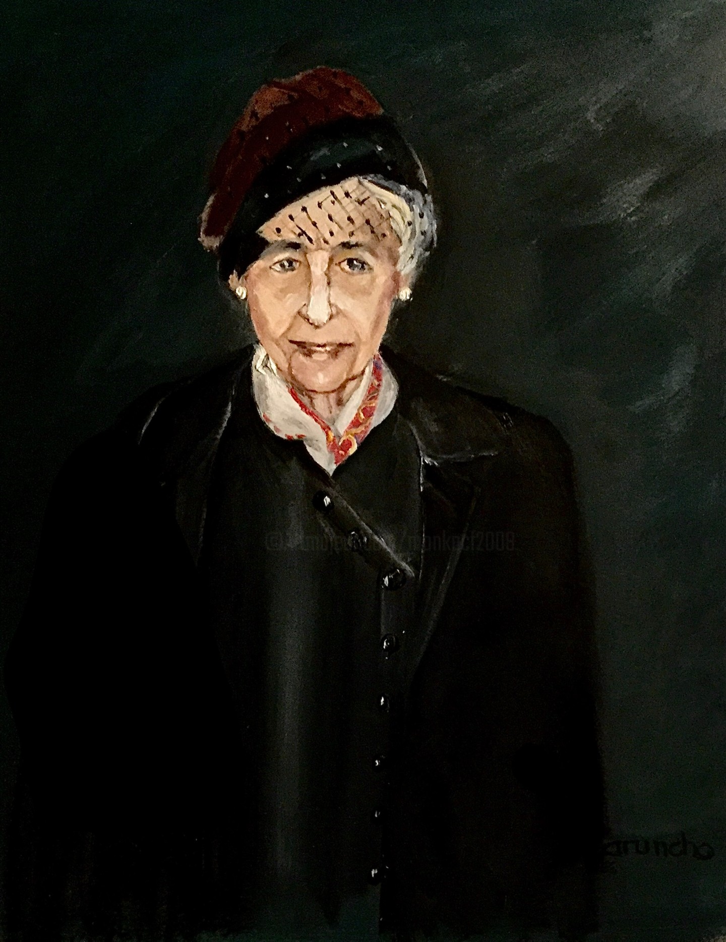 María Magdalena De BorbónBusset, Peinture par Mónica Caruncho Fontela