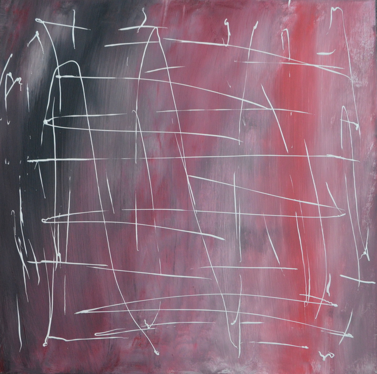 White Line, Painting by Quentin Artmajeur