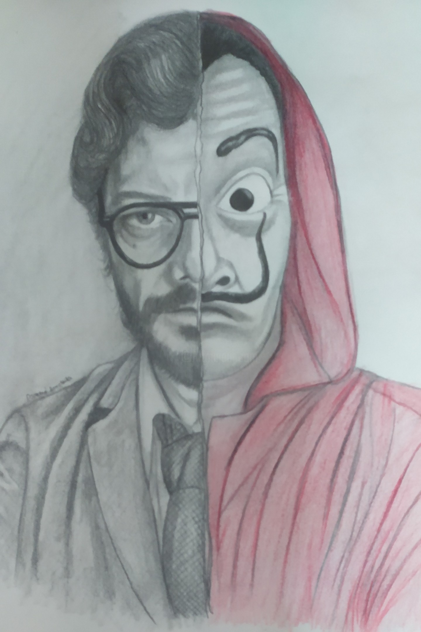 La Casa De Papel Painting By Mouradlila84 Artmajeur La Casa De Papel Painting By Mouradlila84 Artmajeur