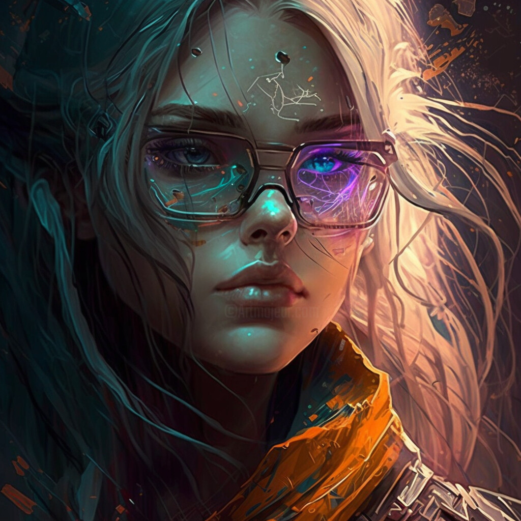 Anime Girl - 3, Digital Arts by Murat Akal