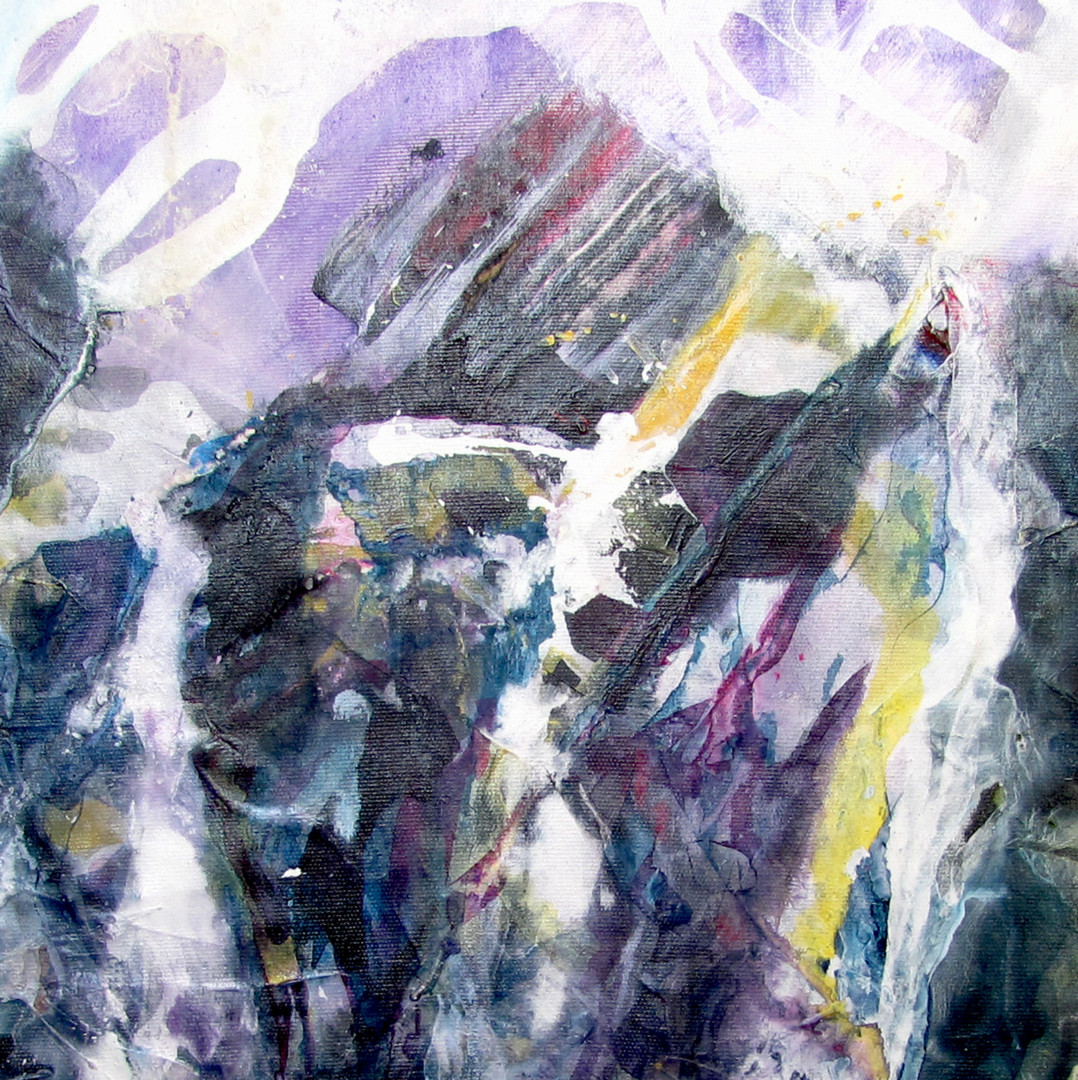 Destruction, Beauty Of Collapse, Origina, Painting by Dmitri Matkovsky