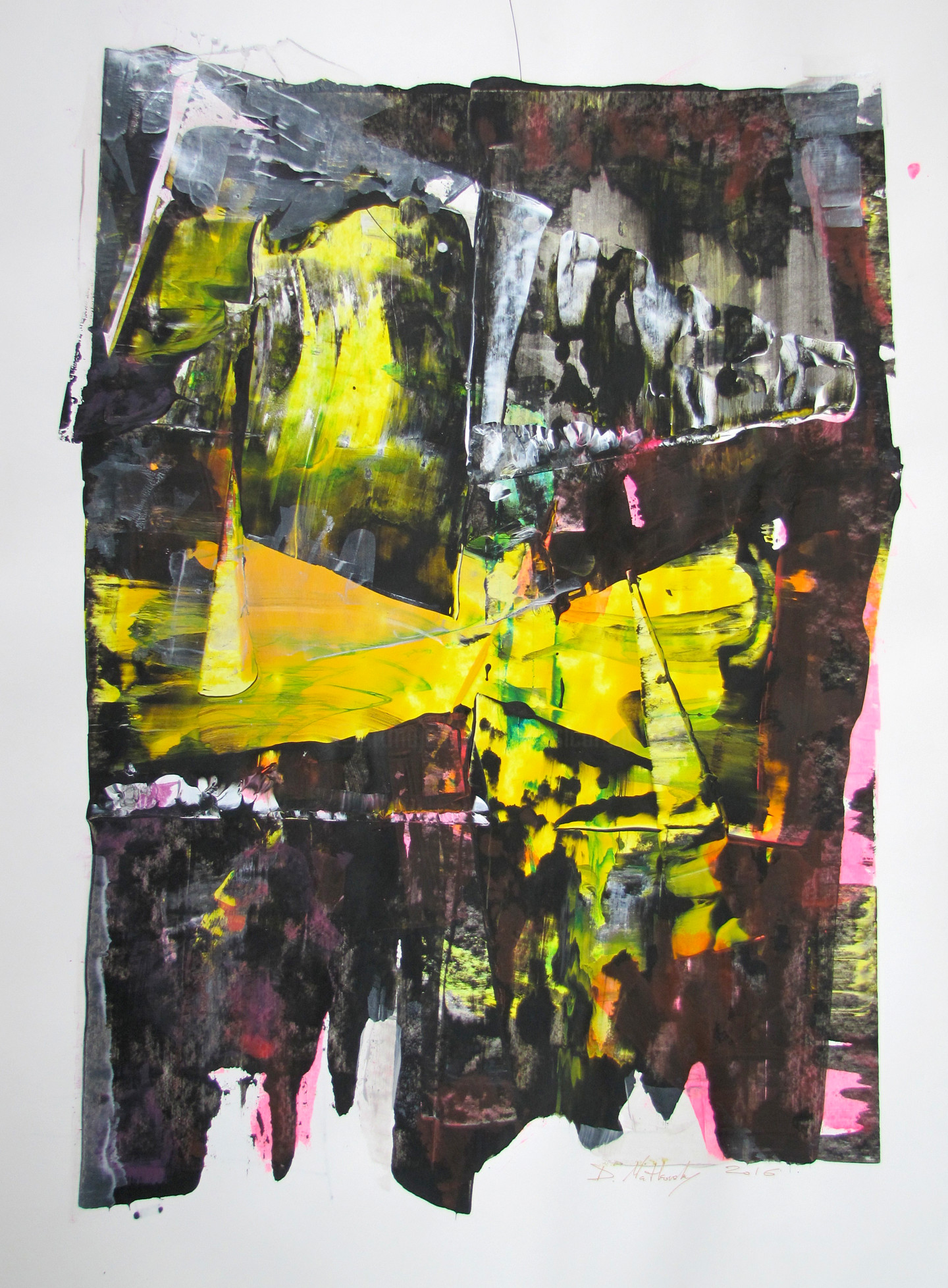 Amazon Rainforest, Original Mixed Media , Painting by Dmitri Matkovsky