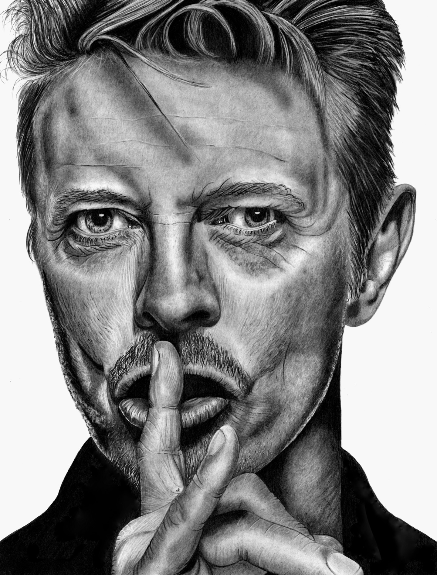 David Bowie рисунок