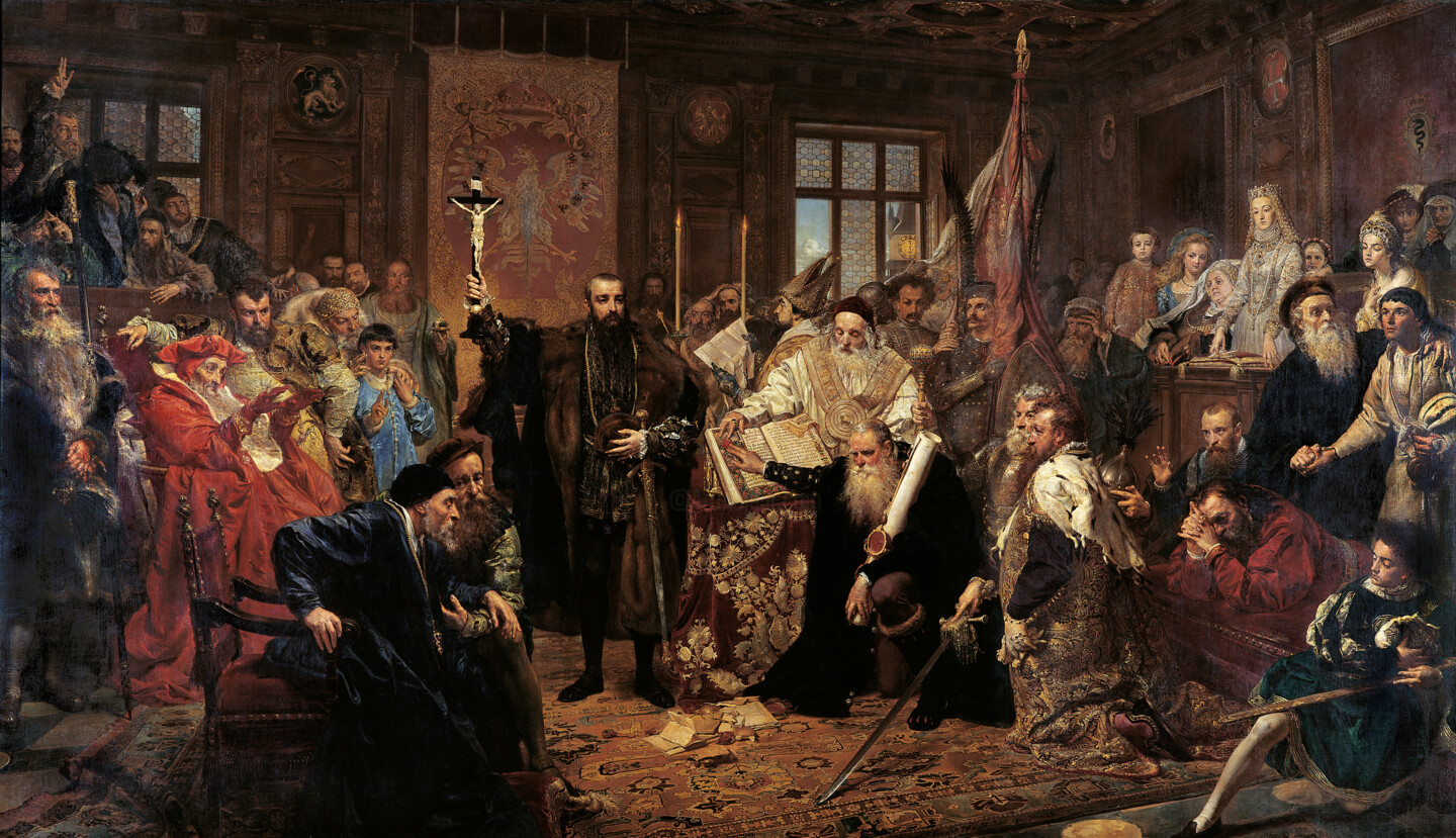 Картина с множеством исторических личностей