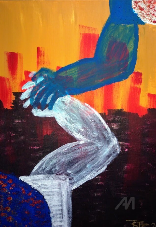 TableauMainAMainRppe.jpg, Painting by Raphaël Pedrazzini Artmajeur TableauMainAMainRppe.jpg, Painting by Raphaël Pedrazzini Artmajeur