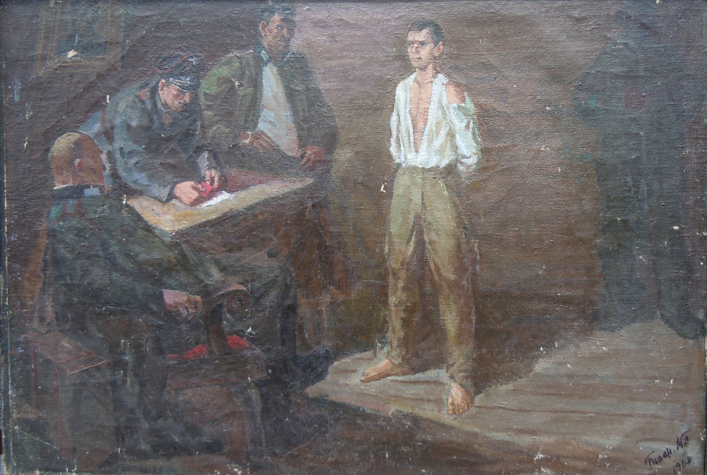 Партизан на допросе картина
