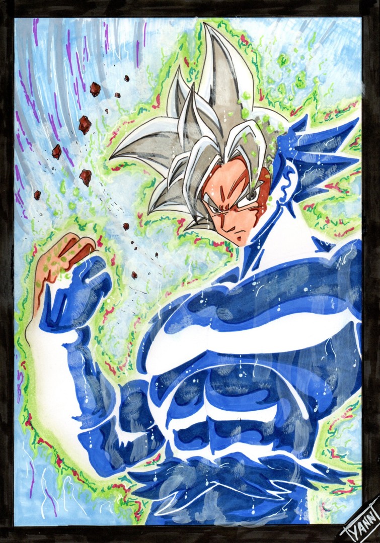My drawing of Goku Ultra Instinct! : r/teenagers-saigonsouth.com.vn