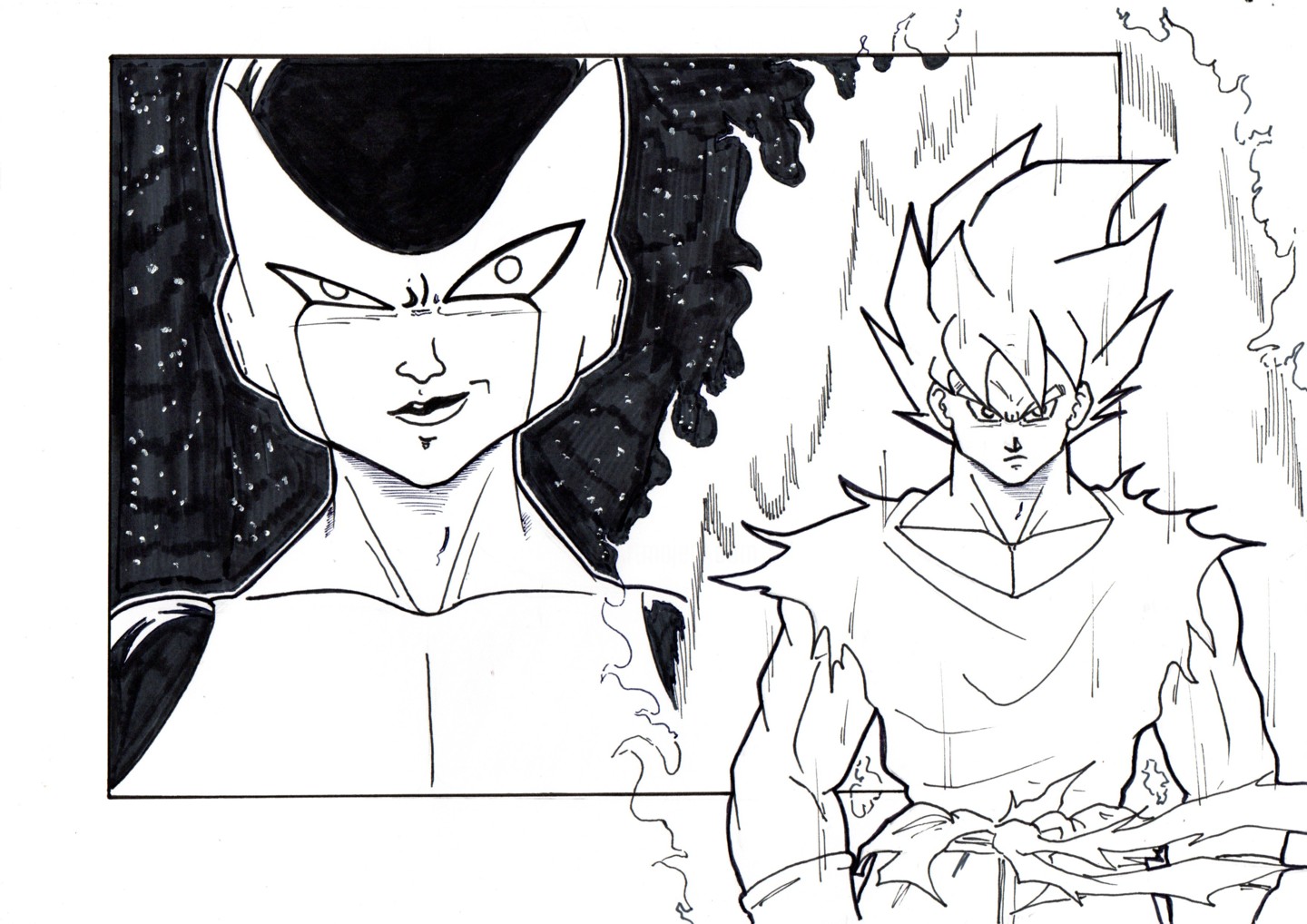 Goku, Desenho por Yannweb