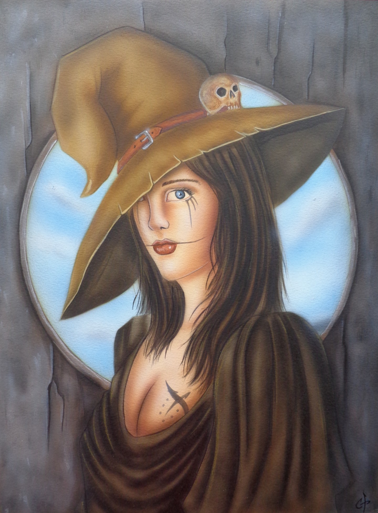 Magicienne Painting By Gaetan Prudhomme Artmajeur
