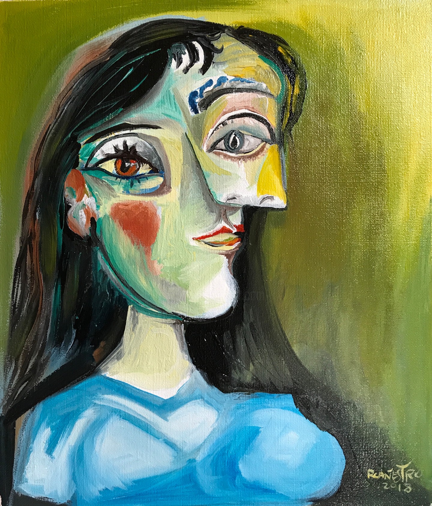 Пикассо картины портрет девушки