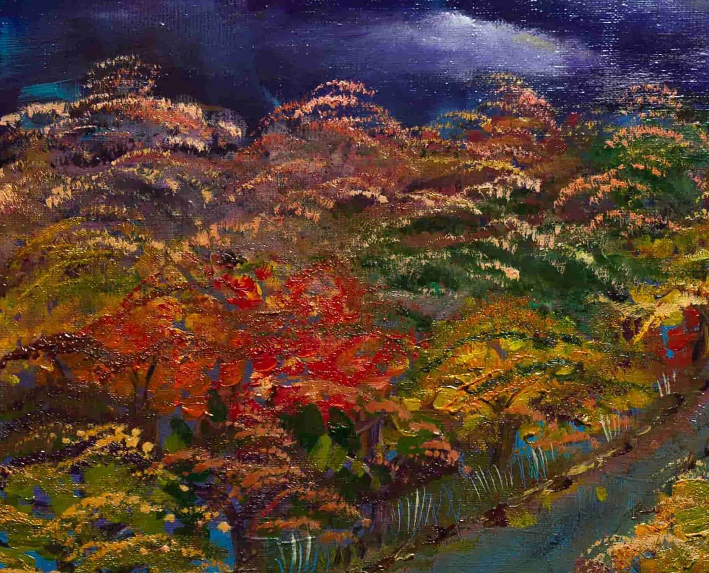 Natural Elements Painting By Roger White Artmajeur