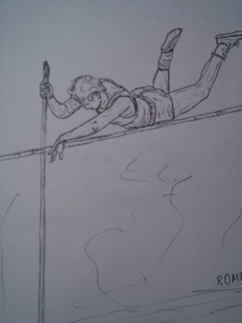 Salto De Paraquedistas, Dibujo por Romeo Zanchett
