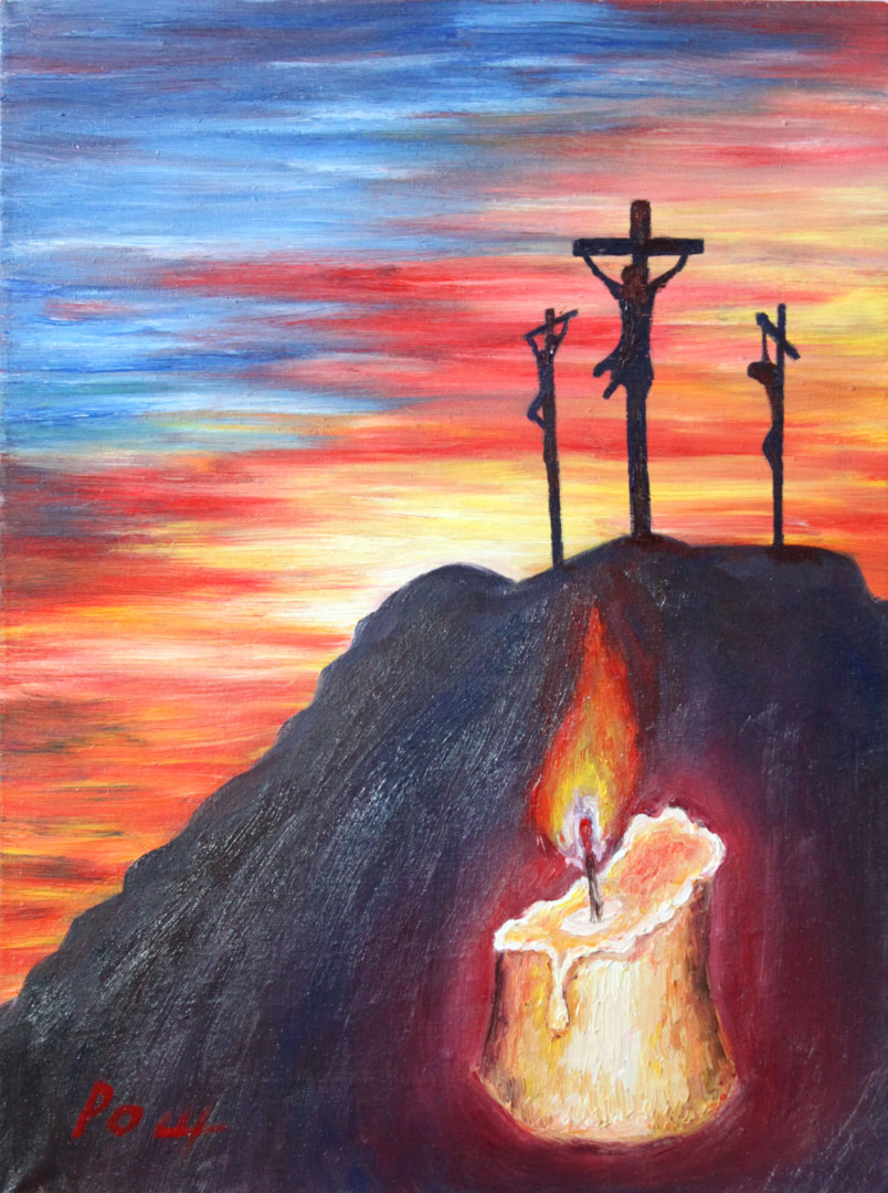 Mount Calvary, Painting by Rostotskiy Artmajeur