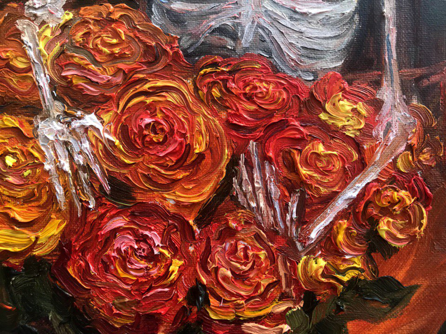 Memento Mori, Painting by Анфиса Амелина | Artmajeur