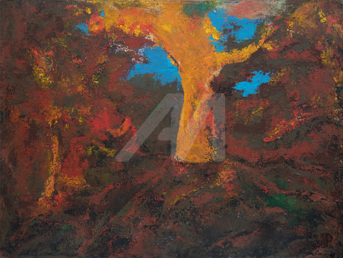 Magic Tree In A Mysterious Forest Painting By Sandipruel Artmajeur Magic Tree In A Mysterious Forest Painting By Sandipruel Artmajeur