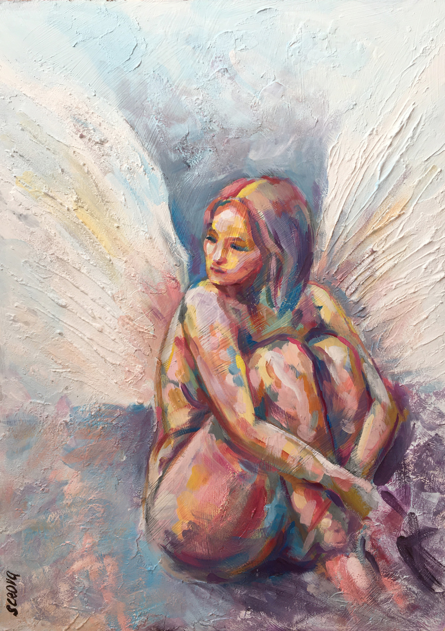 The naked artist