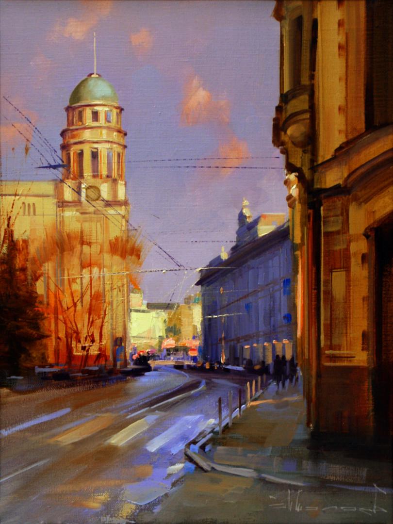 Картина города москва