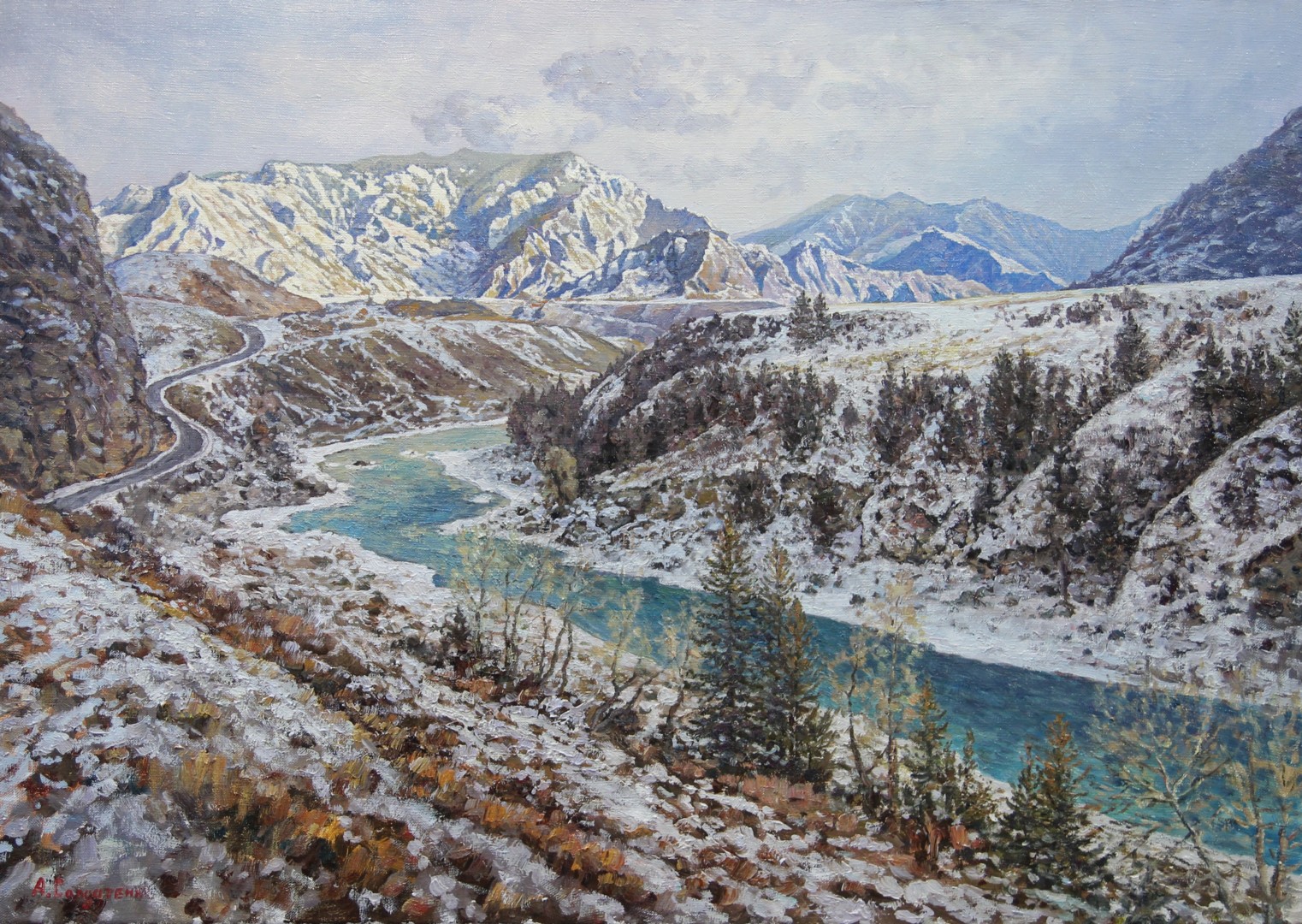 Пейзажи алтая в картинах художников