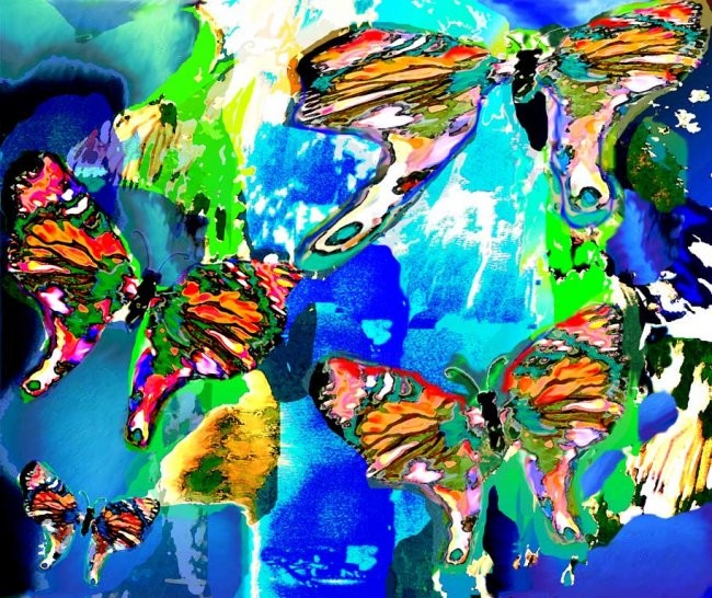 Butterflies Art Free, Digital Arts by Cecil Herring Artmajeur