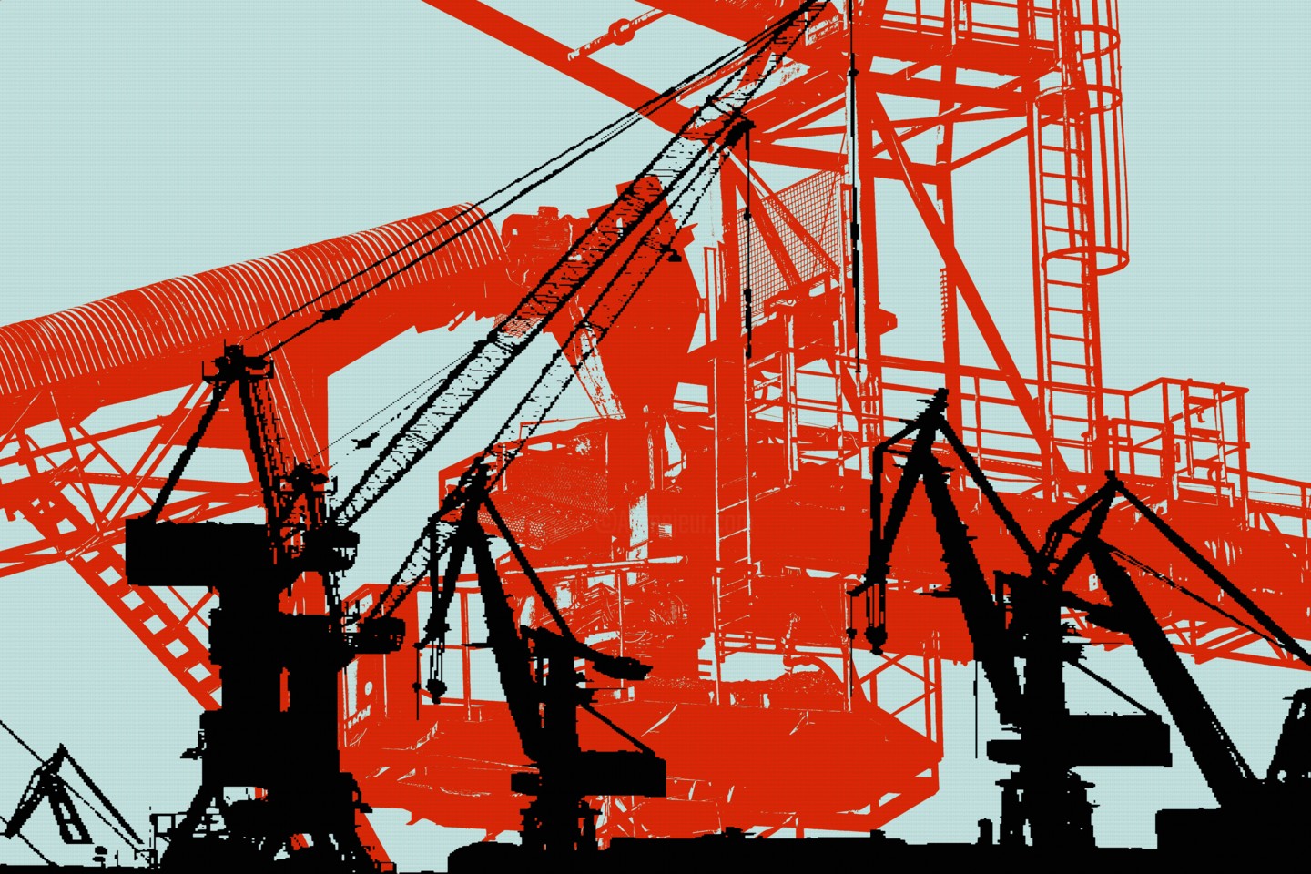 Industrial Revolution, Digital Arts by Otis Porritt Artmajeur