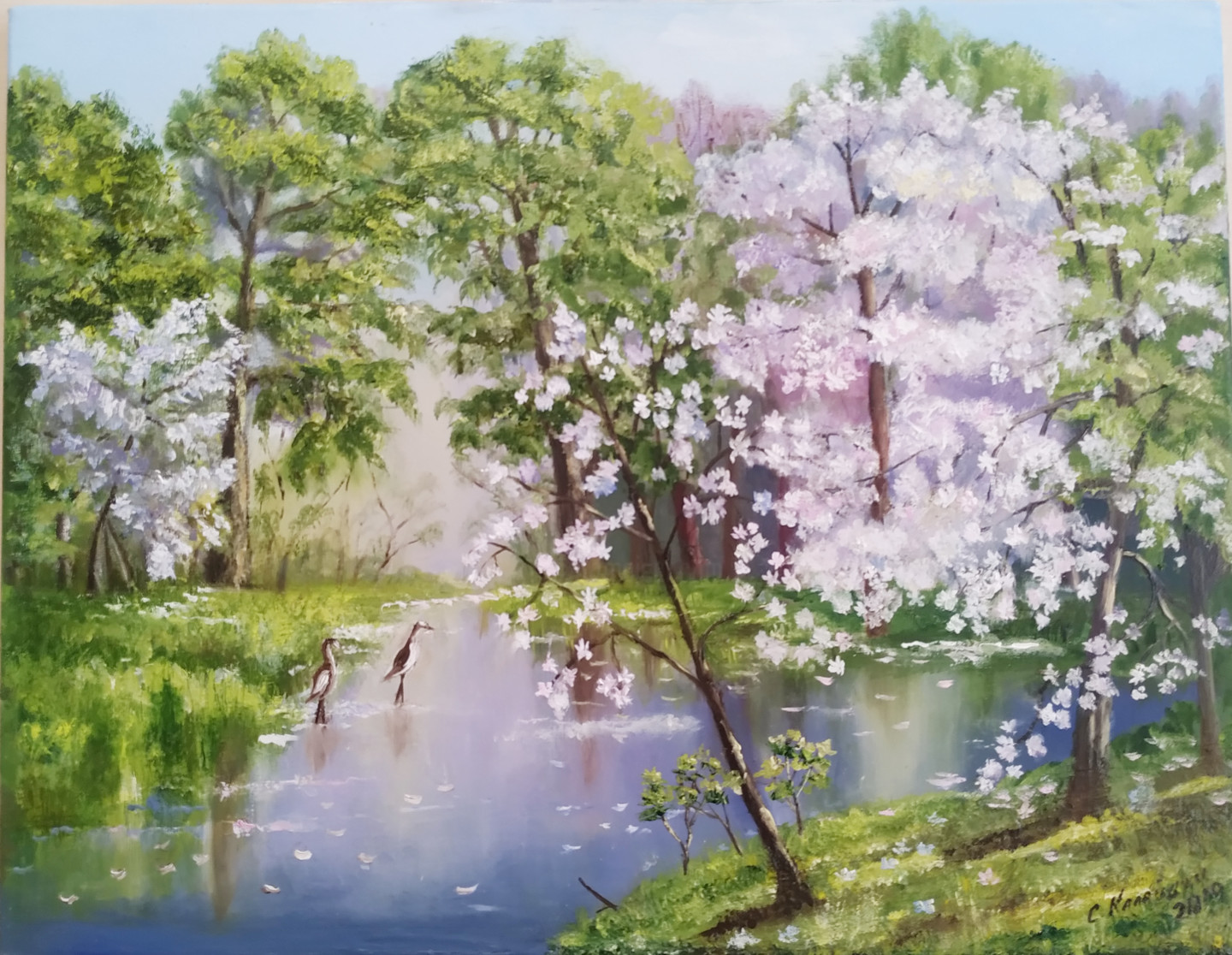 Spring Tree Painting
