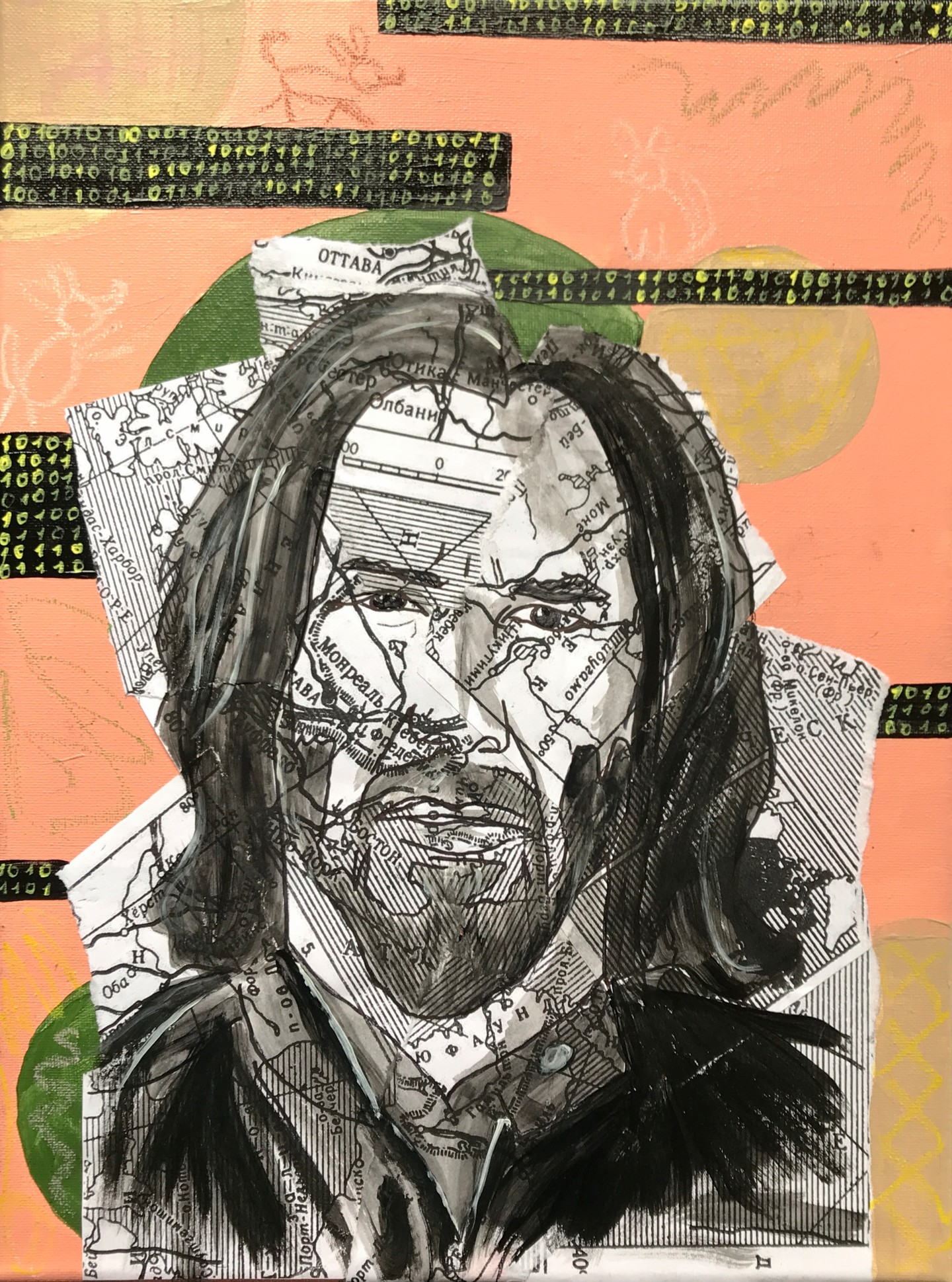 Keanu Reeves, Painting by Tatiana Sirius | Artmajeur